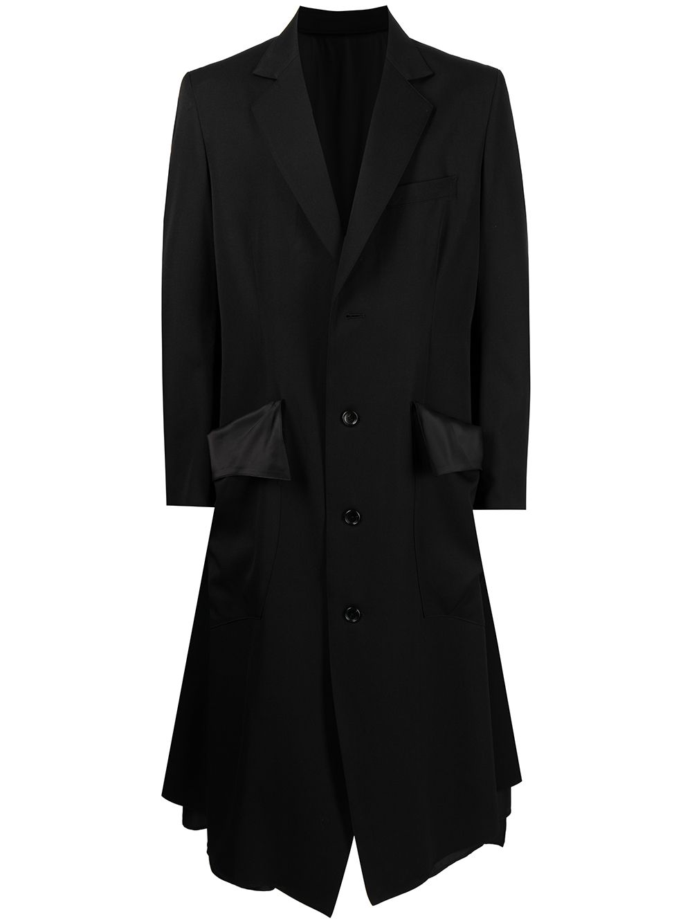 Sulvam Slash Wool Long Coat - Farfetch