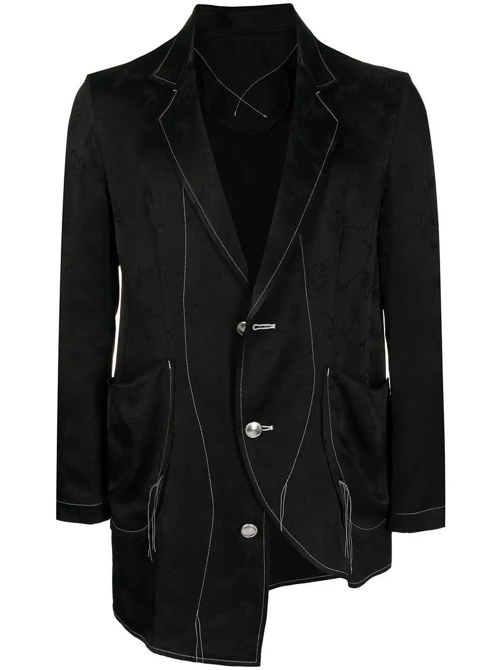 Sulvam stitch-detail Tailored Jacket - Farfetch