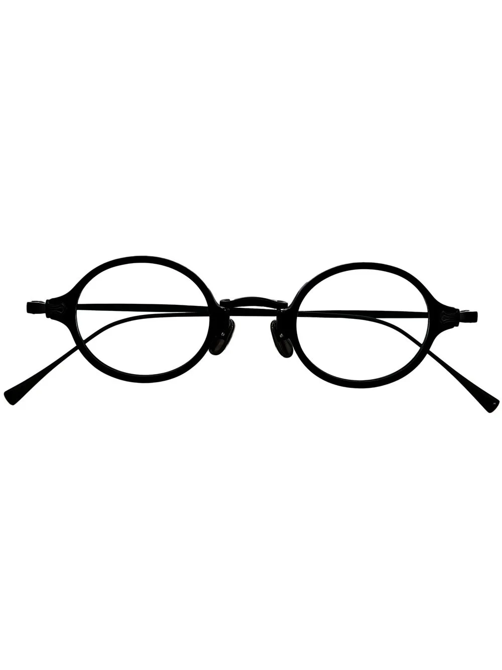 

Kame Mannen round-frame optical glasses - Black