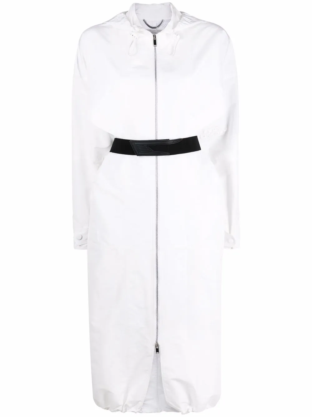 

Stella McCartney gabardina con capucha - Blanco