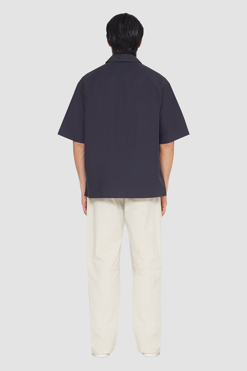 Half Zip Polo Shirt-black #1 Half Zip Polo Shirt, half-zip polo shirt from 3.1 PHILLIP LIM featuring black, cotton blend, polo collar, half front zip fastening, short sleeves, chest welt pocket and straight hem.- 3