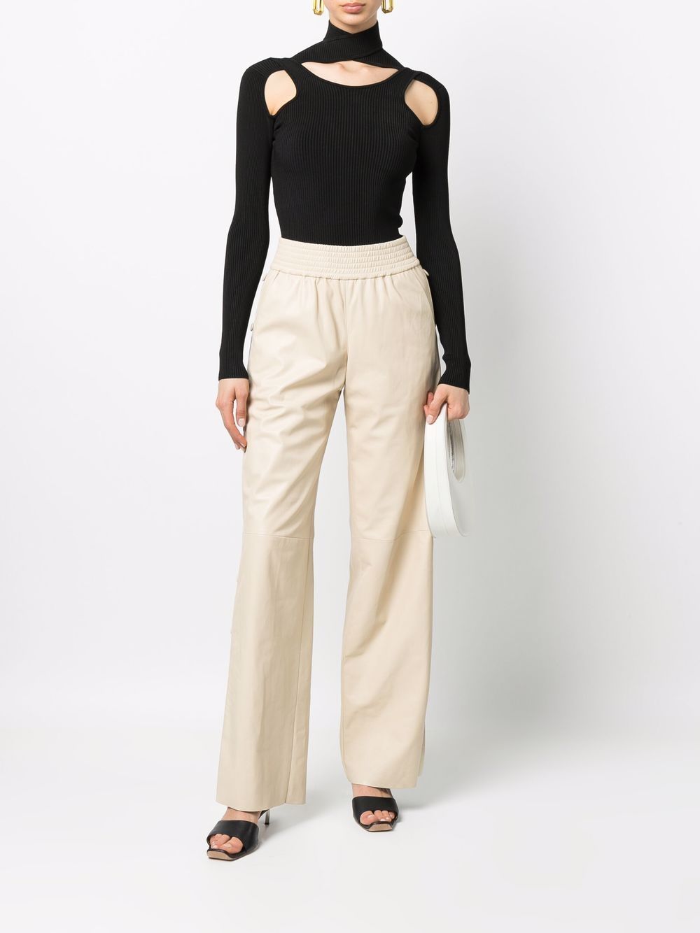 фото Drome buttoned high-waisted trousers