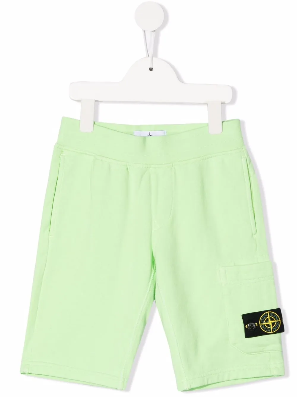 

Stone Island Junior shorts deportivos con distintivo de brújula - Verde