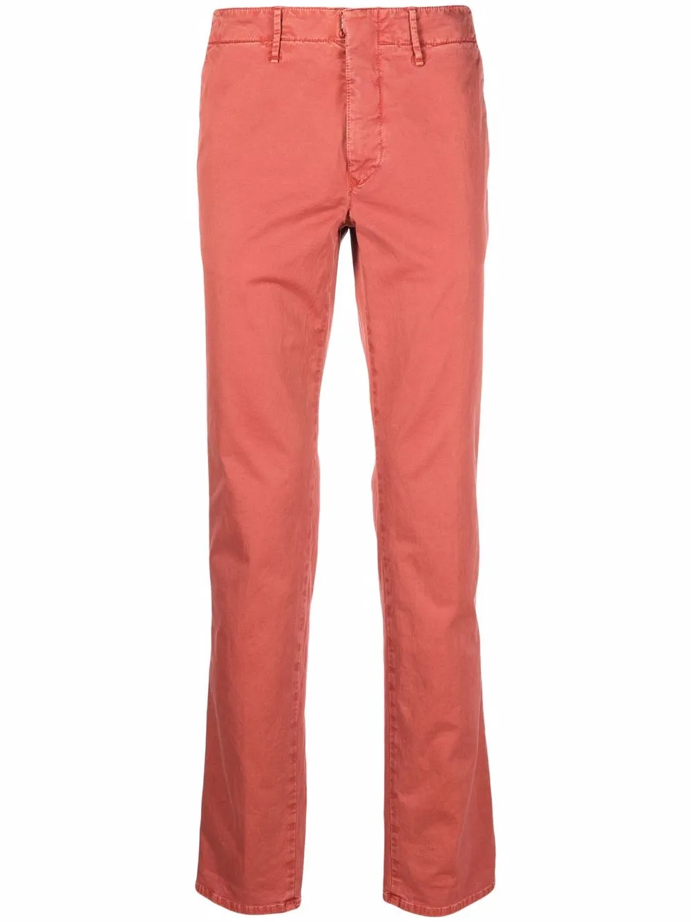 

Incotex straight-leg chinos - Orange