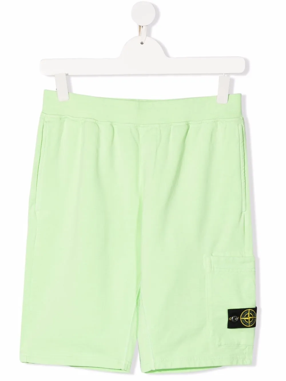 

Stone Island Junior TEEN Compass-motif track shorts - Green