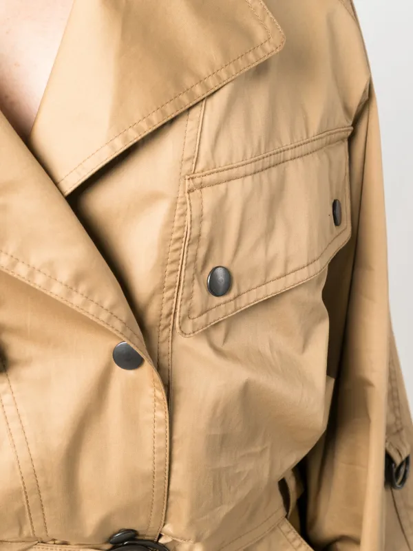 ISABEL MARANT notched-collar long-sleeve Jumpsuit | Neutrals ISABEL MARANT notched-collar long-sleeve Jumpsuit | Neutrals
