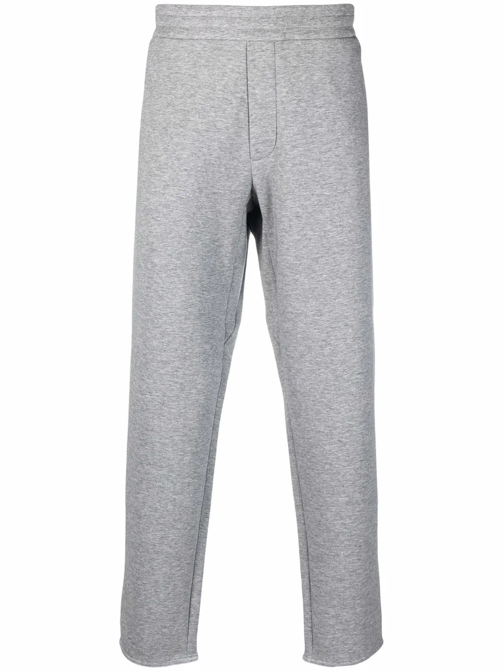Emporio Armani pants con logo bordado - Gris
