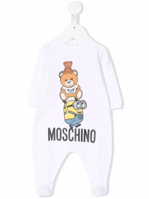 Moschino Kids بيجامة بزينة تيدي x Minion