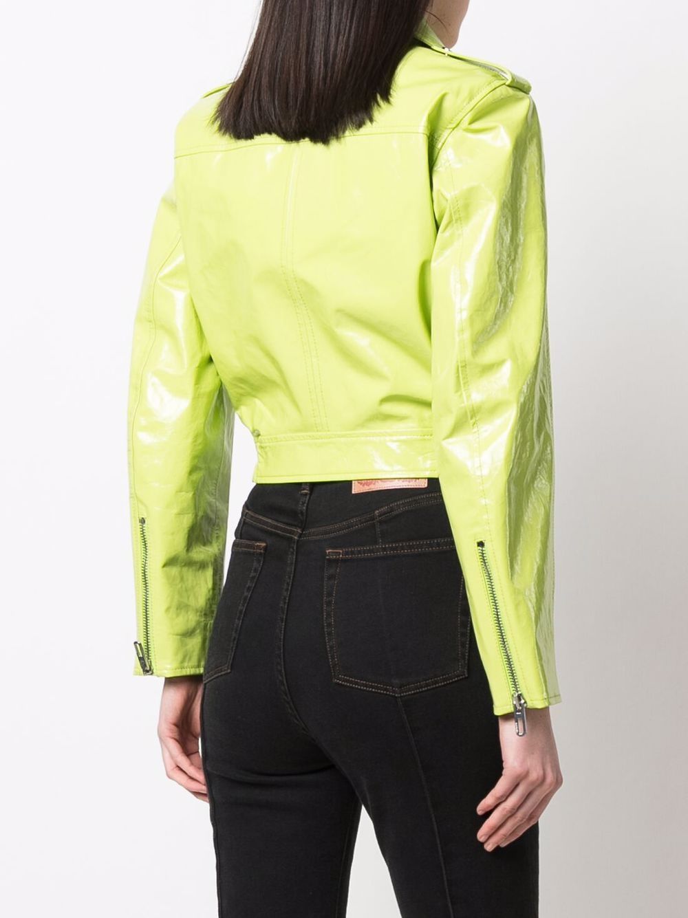 фото Drome cropped lamb skin jacket