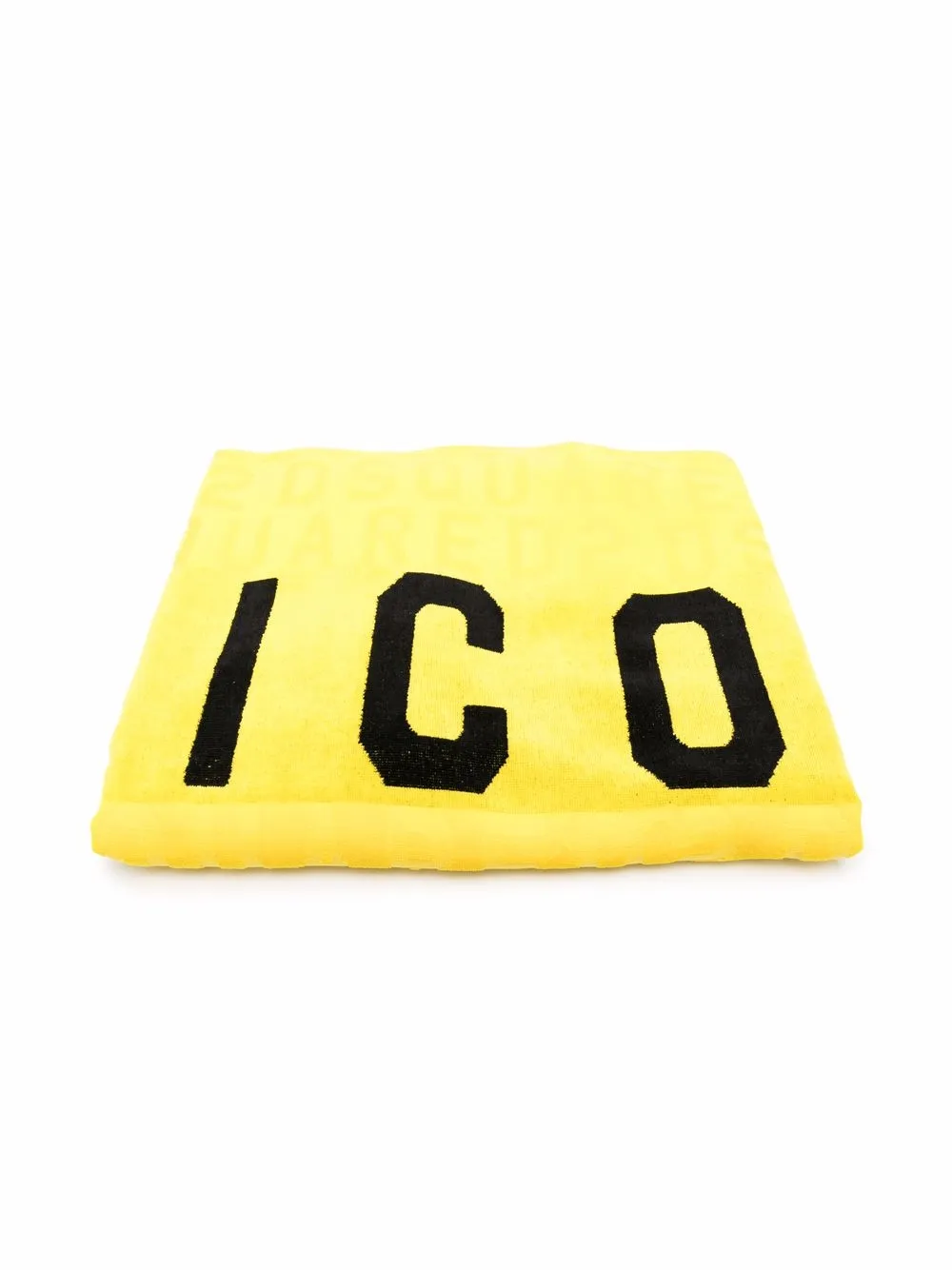 

Dsquared2 Kids Icon-print towel - Yellow