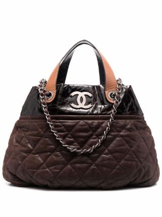 Chanel Pre-owned 2010-2011 CC Patch Two-Way Bag