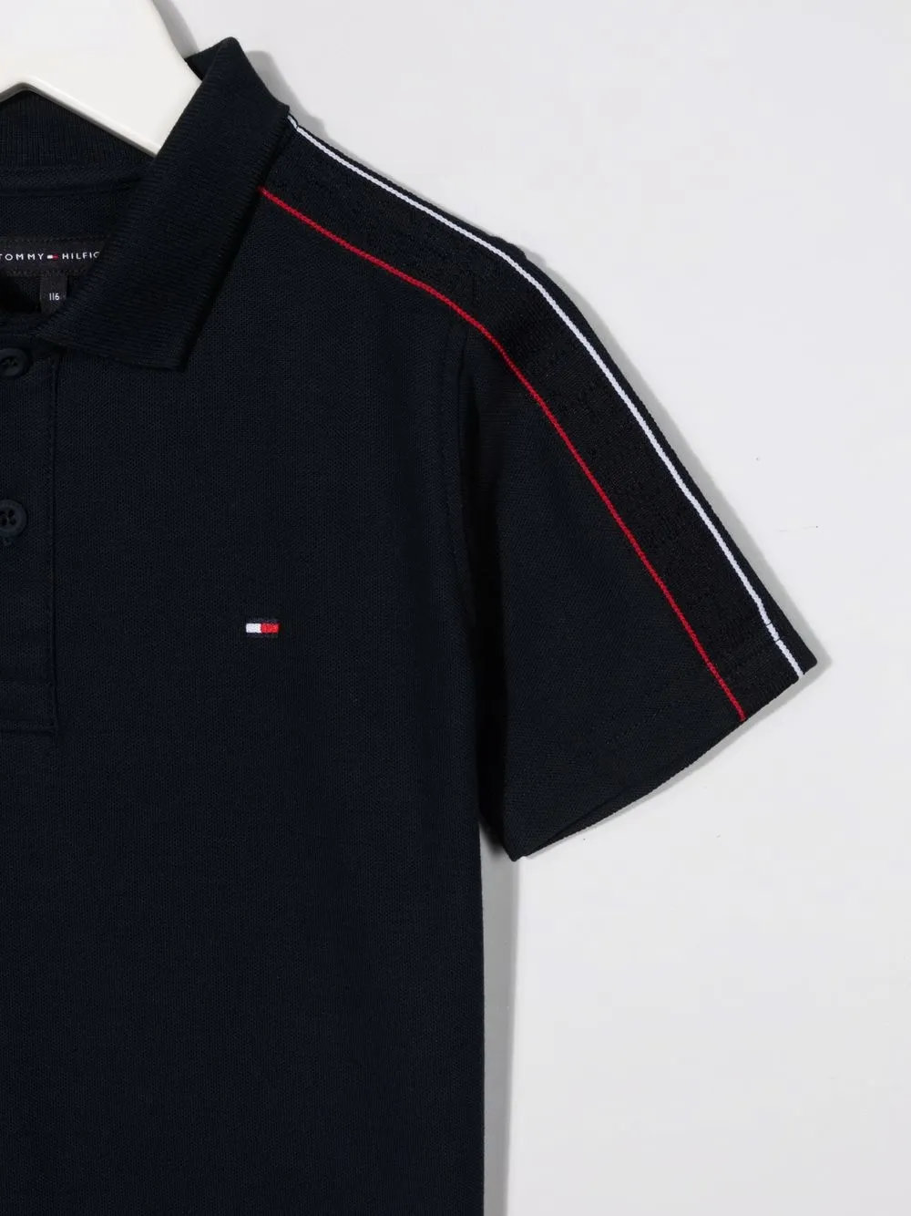 фото Tommy hilfiger junior embroidered-logo polo shirt