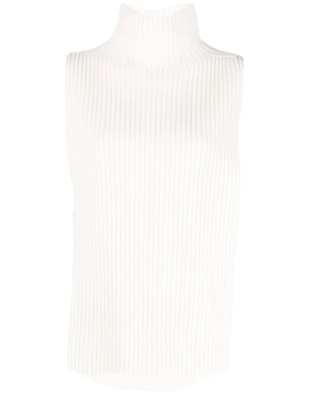 

Christian Wijnants Kerra ribbed-knit tunic - White