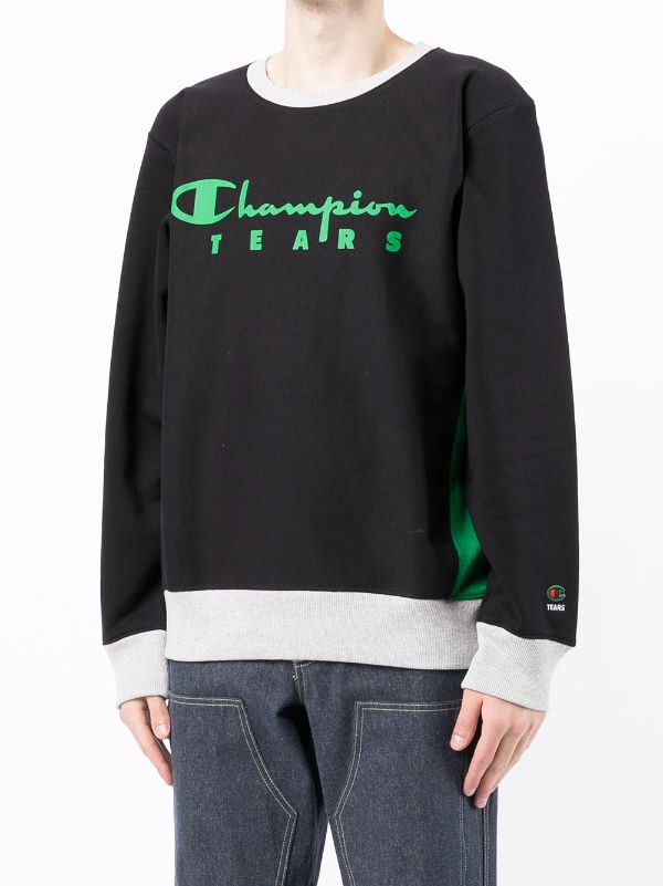 Denim Tears x Champion logo-print Sweatshirt - Grey
