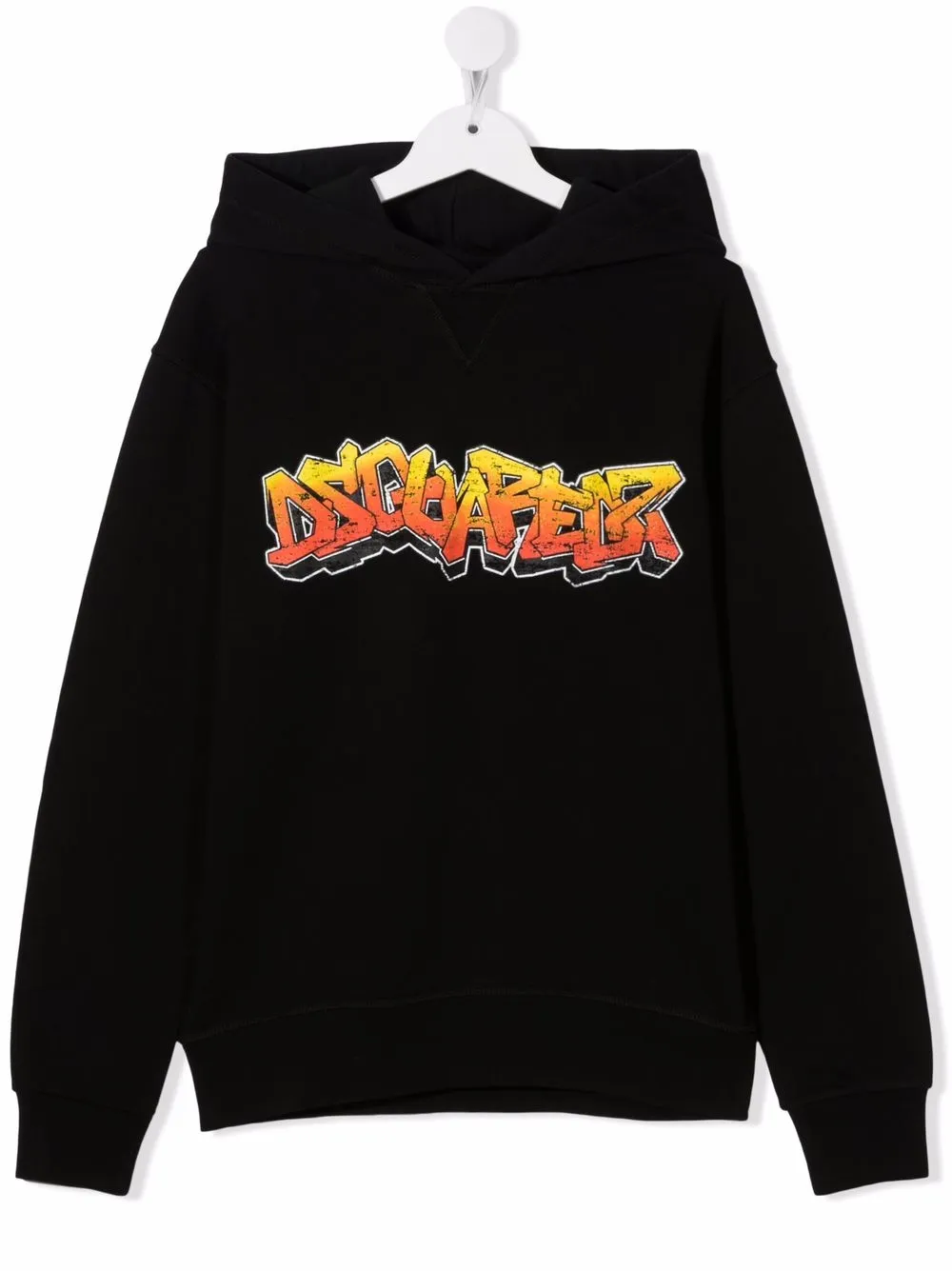 

Dsquared2 Kids hoodie con grafiti estampado - Negro