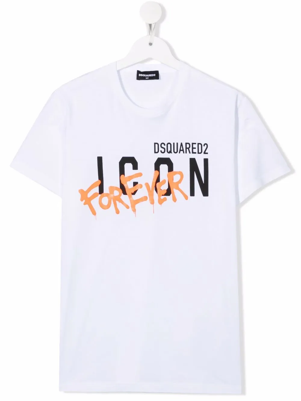 

Dsquared2 Kids playera con logo estampado - Blanco