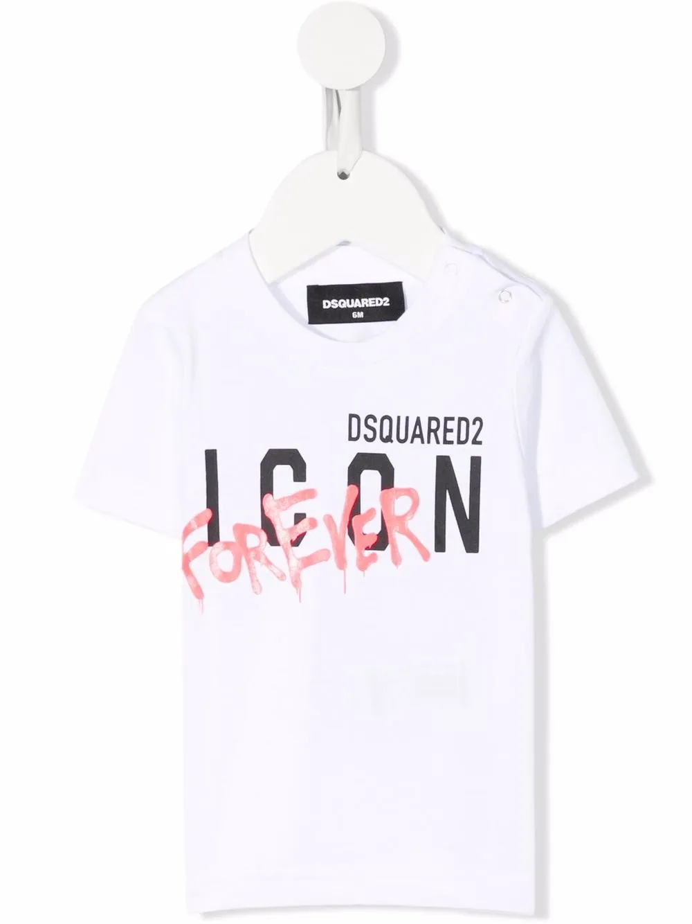 

Dsquared2 Kids playera con logo estampado - Blanco