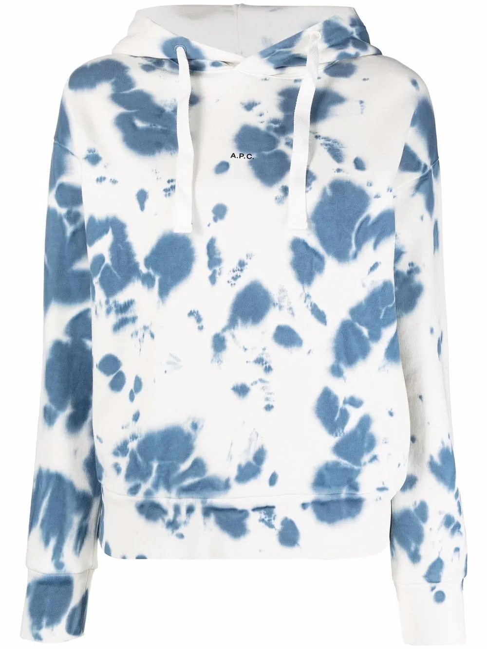 

A.P.C. Victor tie-dye hoodie - White