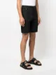Saint Laurent raw-cut hem shorts