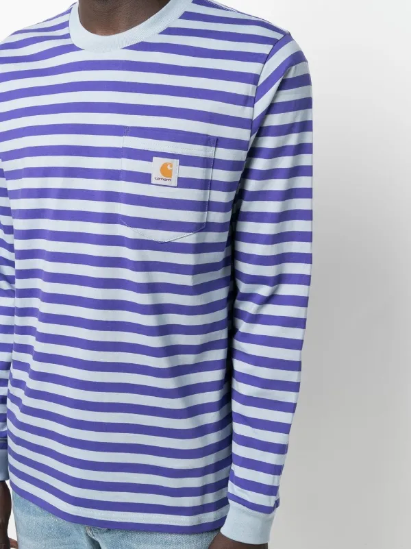 Carhartt WIP Striped long-sleeve T 
