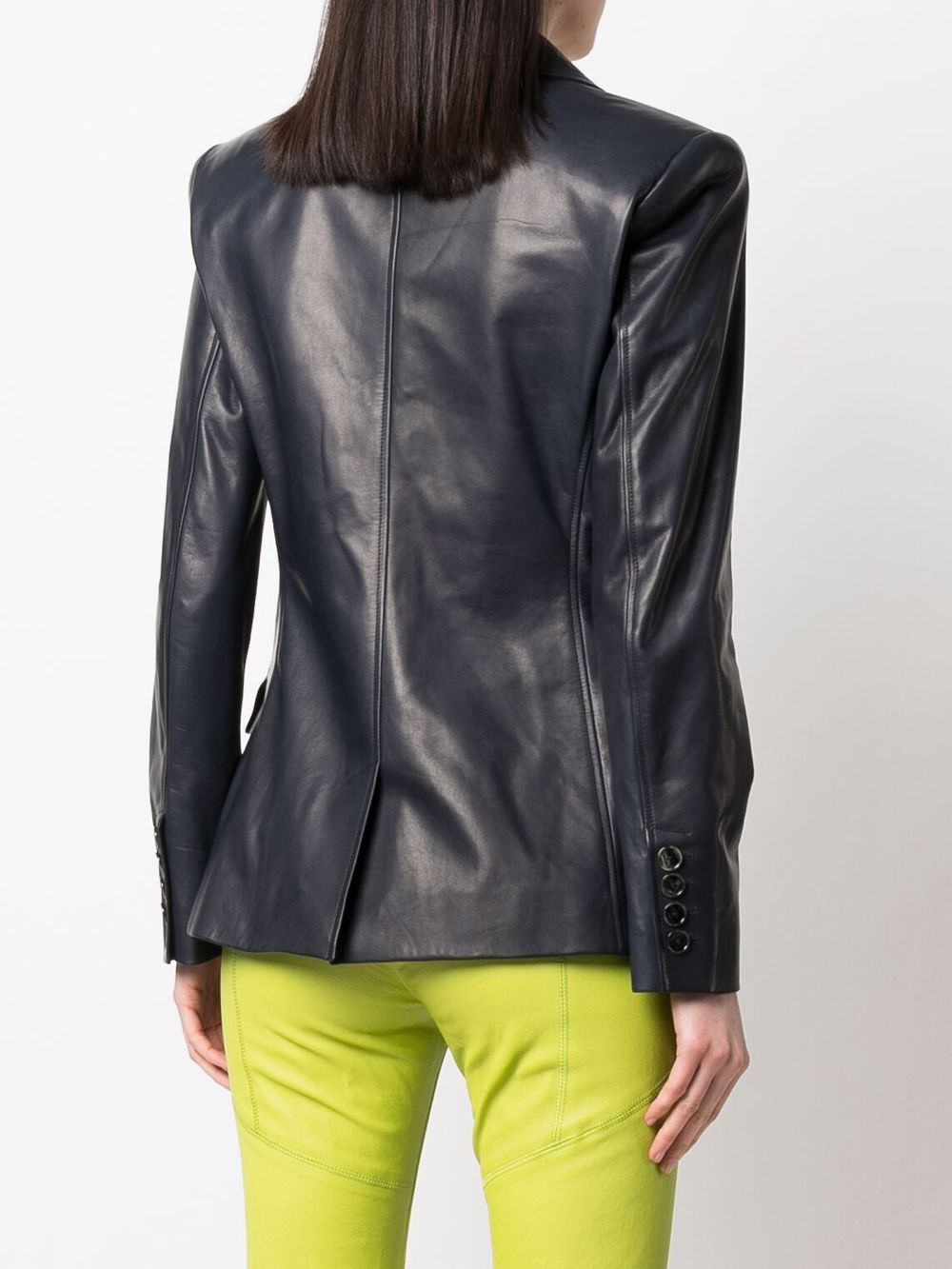 фото Drome single-breasted leather blazer