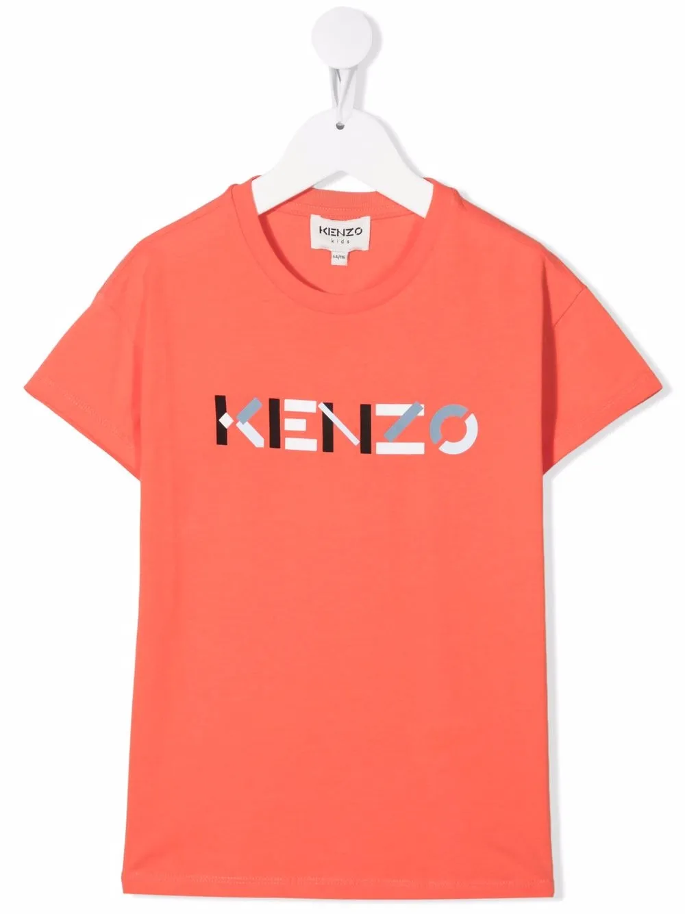 

Kenzo Kids logo-print cotton T-shirt - Orange