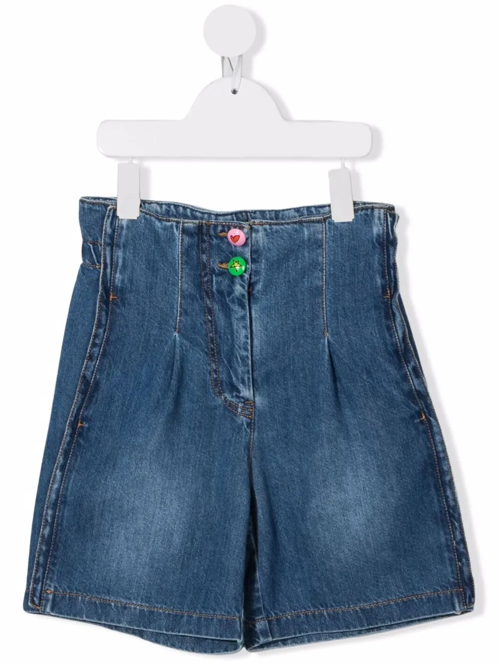 

Philosophy Di Lorenzo Serafini Kids shorts de mezclilla acampanados - Azul