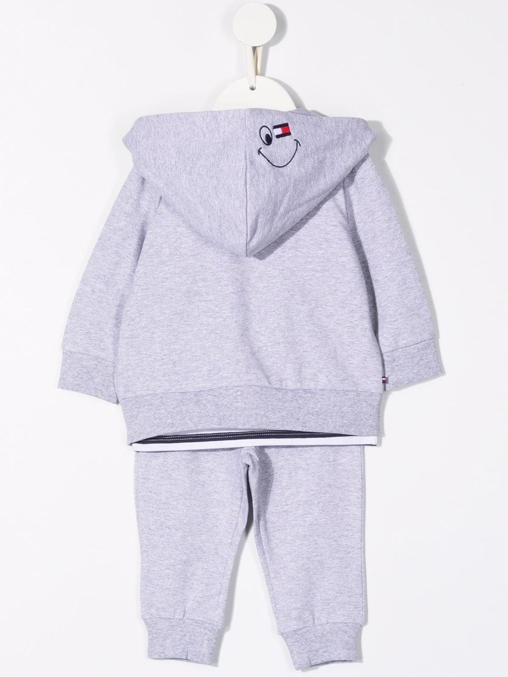 Tommy Hilfiger Junior Hoodie met rits - Grijs