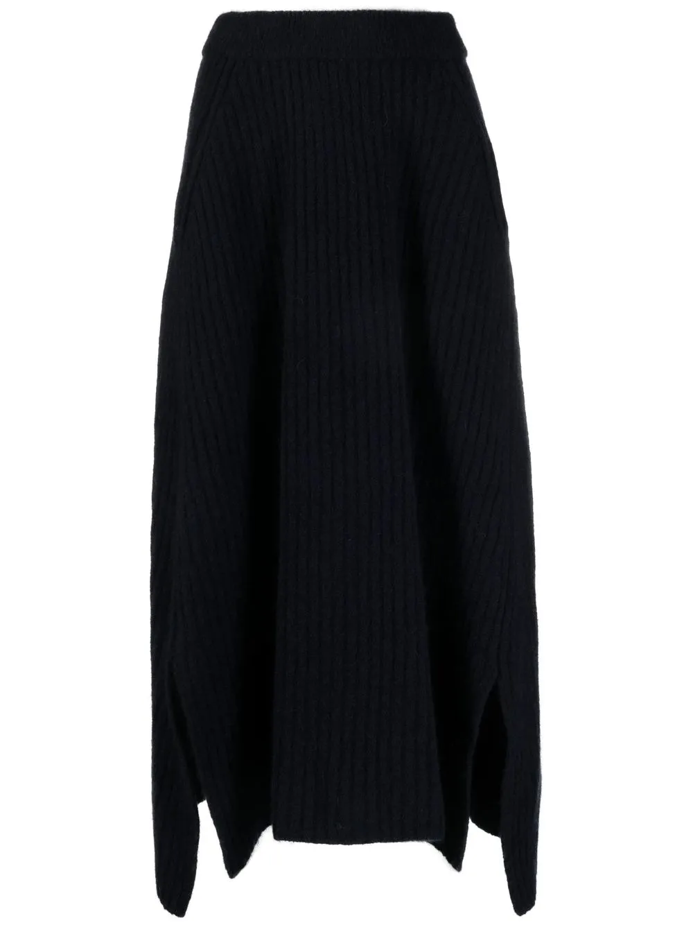 

Christian Wijnants Kalup ribbed-knit skirt - Blue