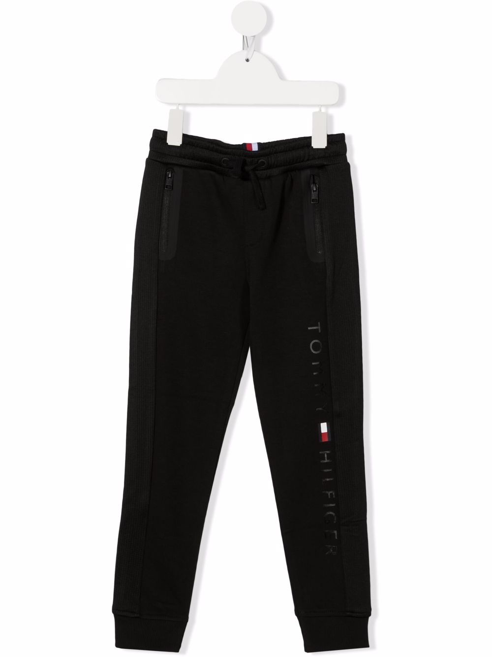 tommy hilfiger navy track pants