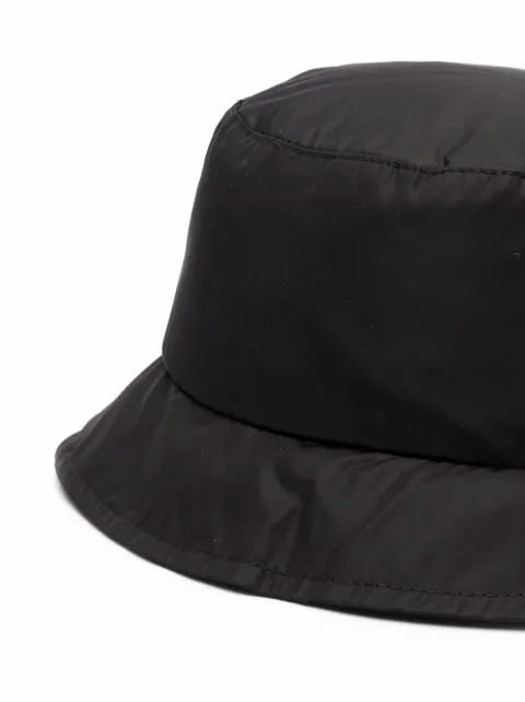 Moncler Enfant logo-patch bucket hat 