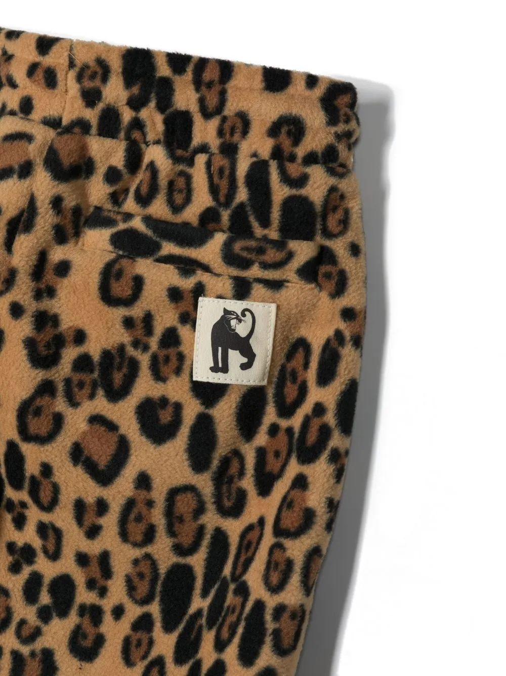  Mini Rodini Jogginghose Mit Leoparden Print   Braun 