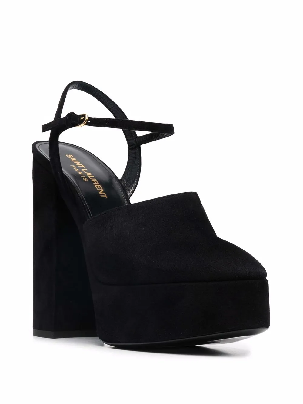 Saint Laurent Pumps met plateauzool - Zwart