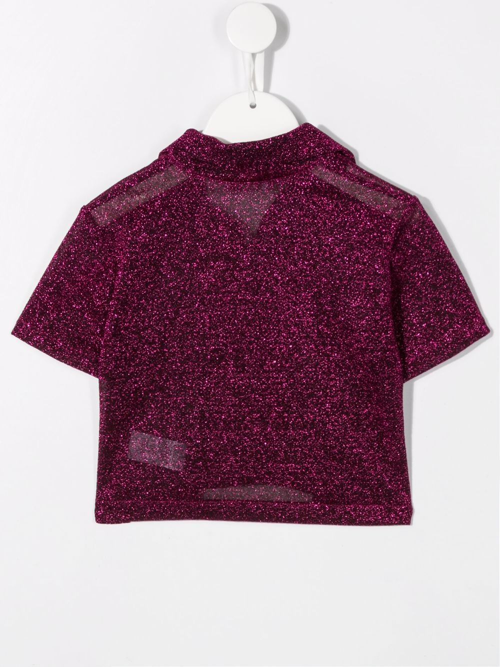 фото Oseree kids glittered short-sleeved shirt