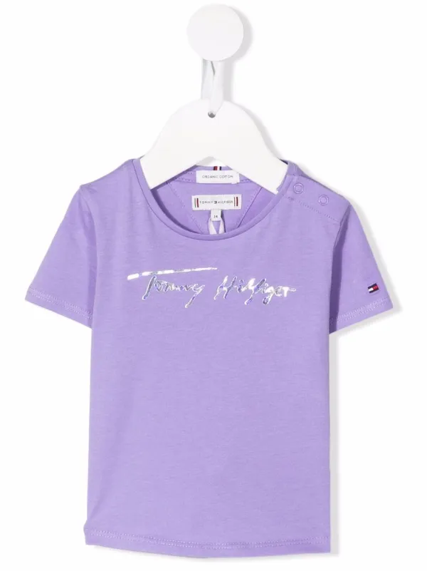 Tommy Hilfiger Junior logo-print cotton 