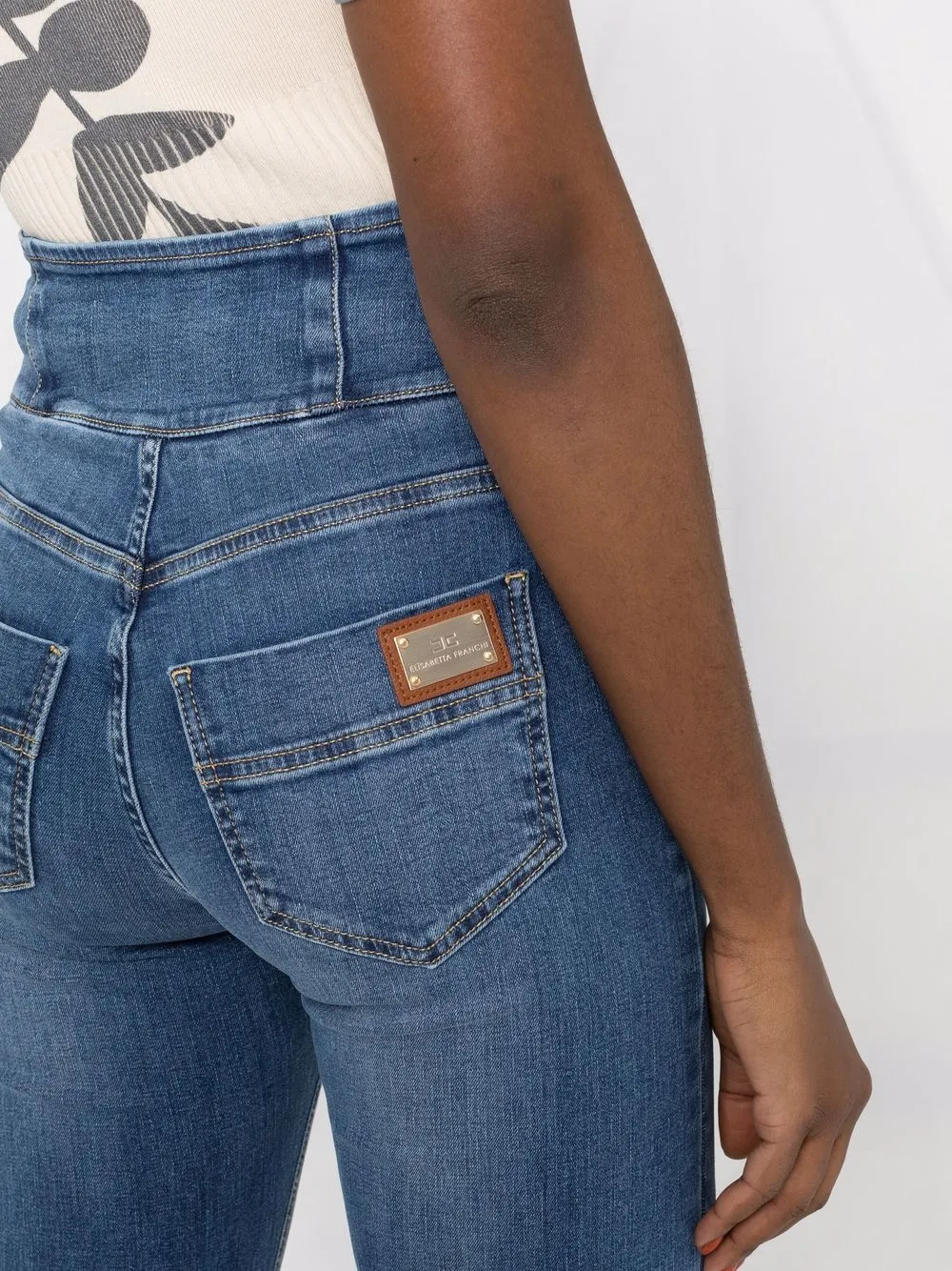 фото Elisabetta franchi джинсы bootcut