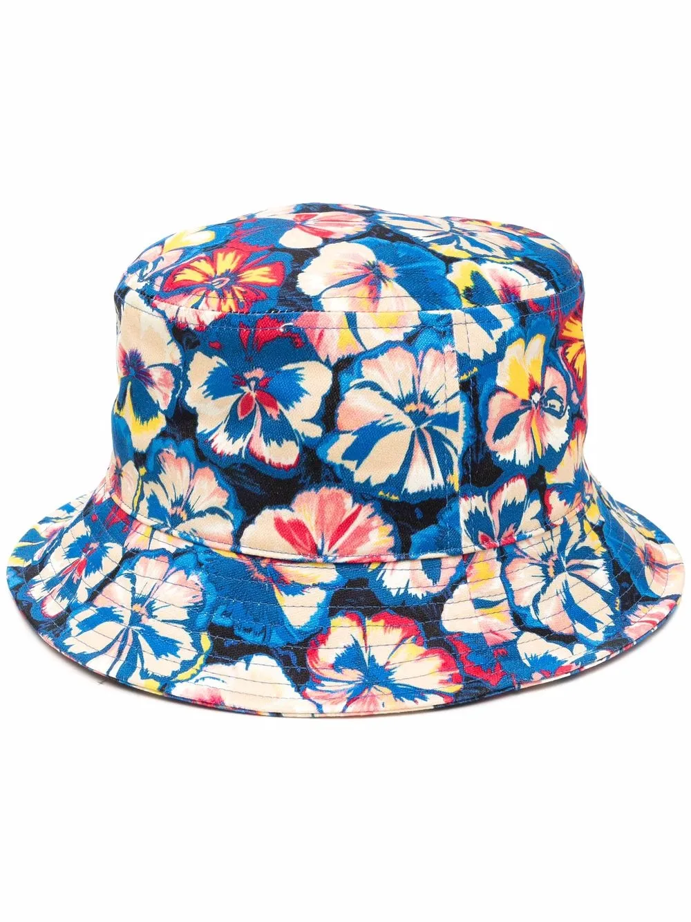 

Paco Rabanne floral-print bucket hat - Blue