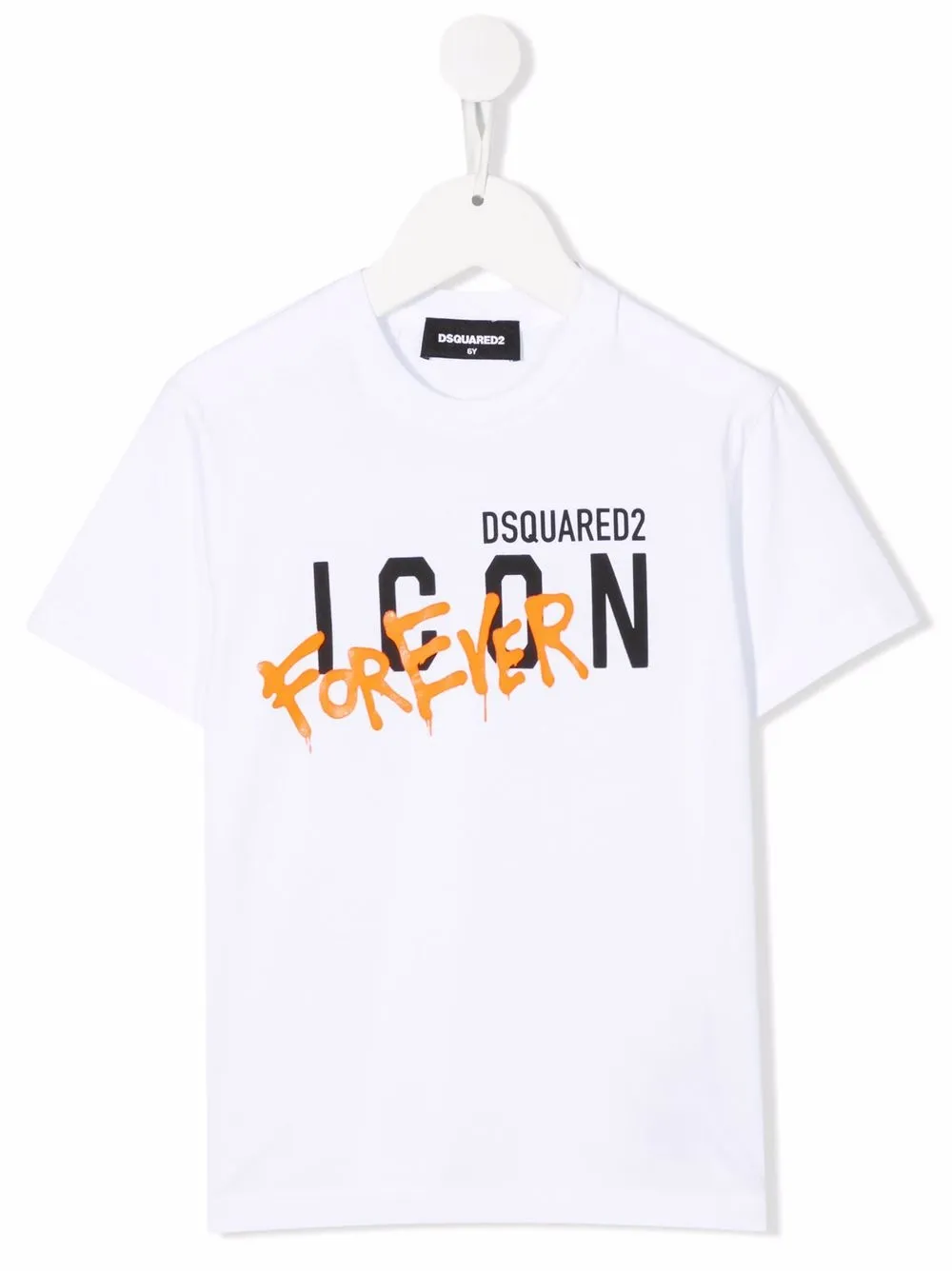 

Dsquared2 Kids playera con logo estampado - Blanco