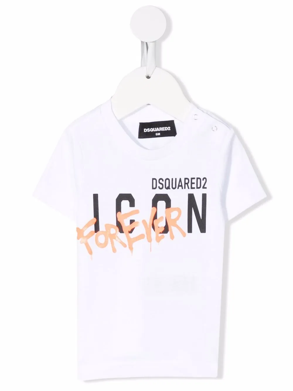 

Dsquared2 Kids playera con logo estampado - Blanco