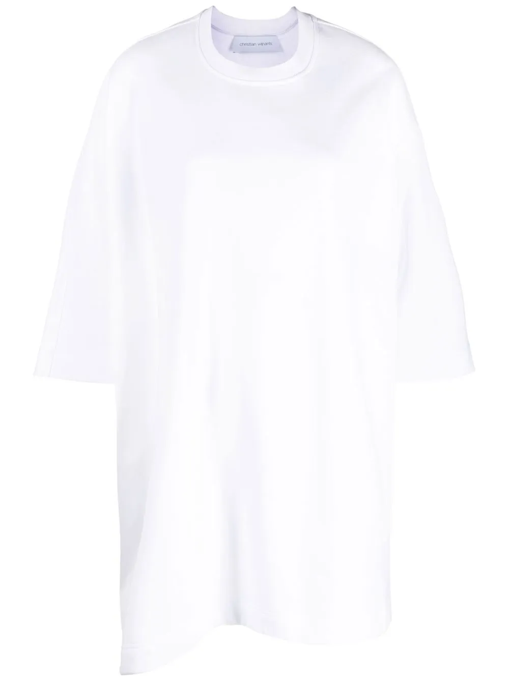 

Christian Wijnants asymmetric cotton T-shirt - White