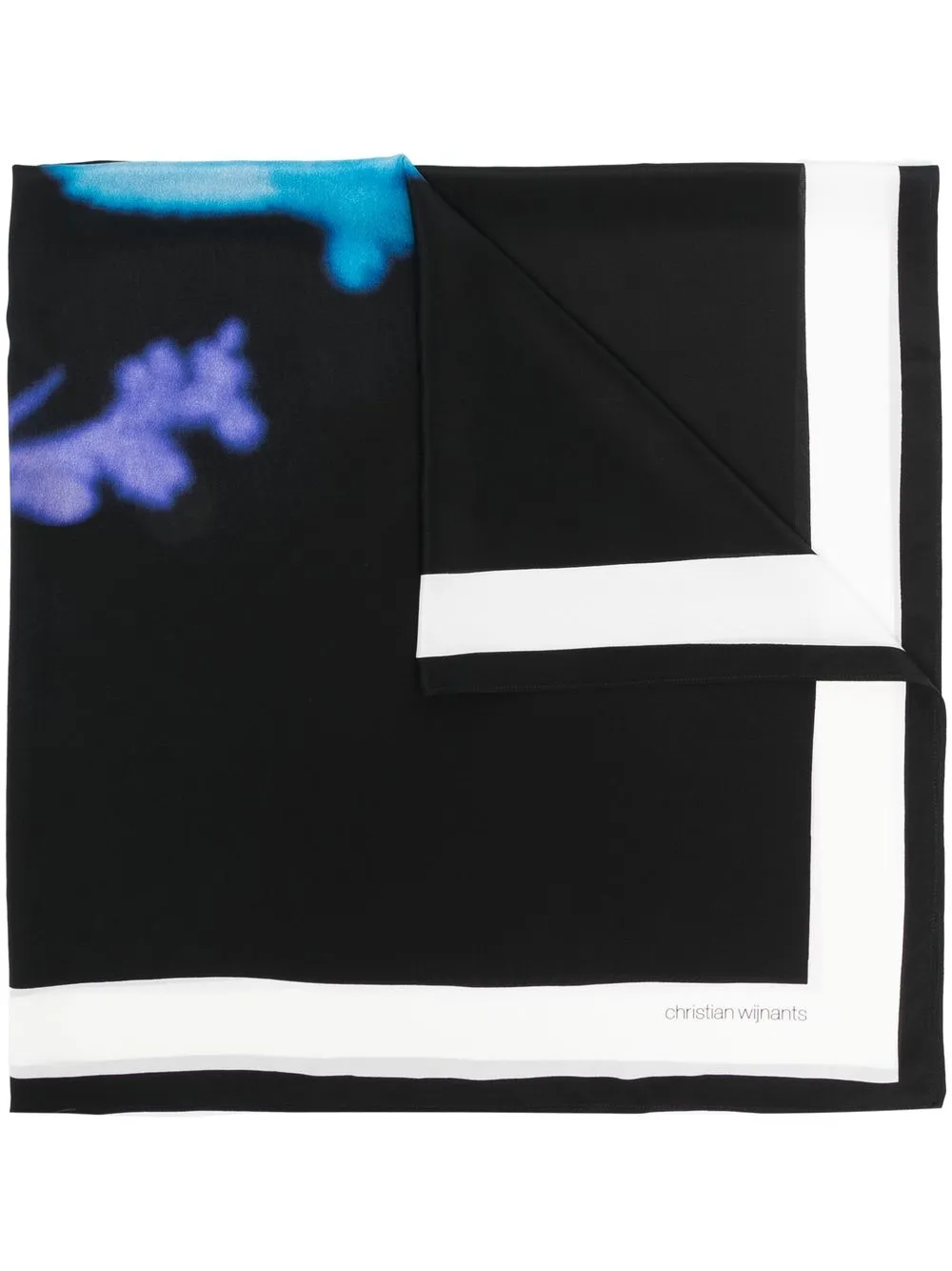 

Christian Wijnants Ansa medium silk scarf - Black