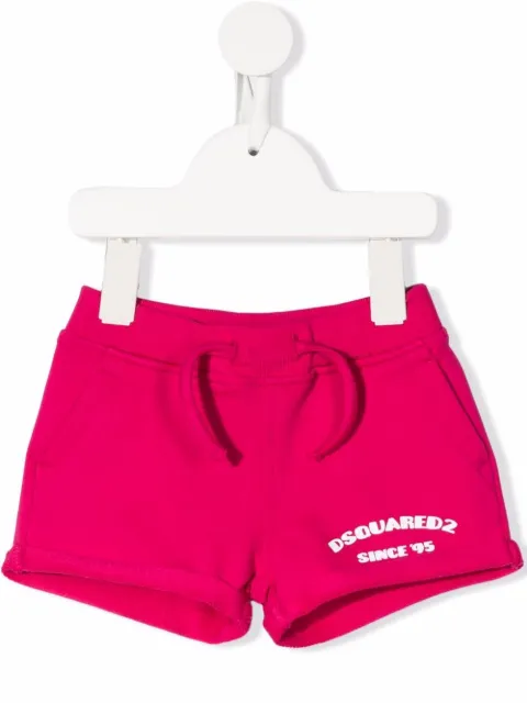Dsquared2 Kids شورت قطن بطبعة شعار الماركة