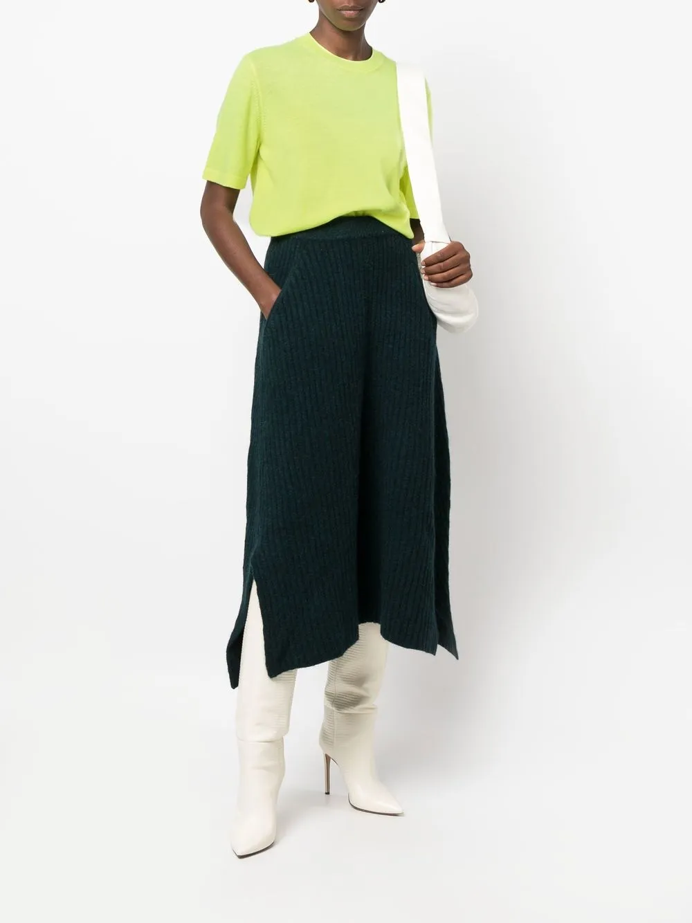 Christian Wijnants Kalup Ribbed knit Skirt Farfetch