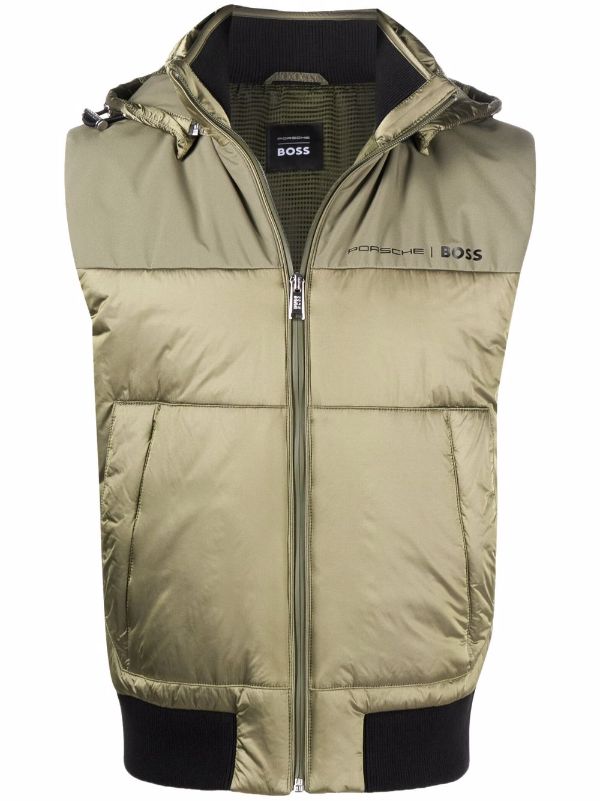 boss hooded gilet