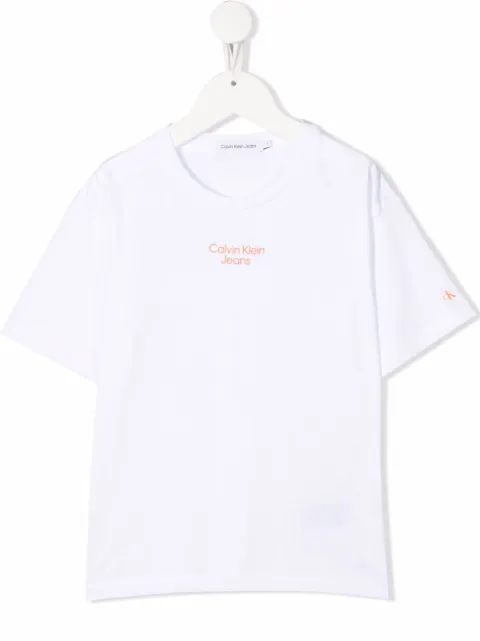 Calvin Klein Kids تيشيرت بطبعة شعار الماركة