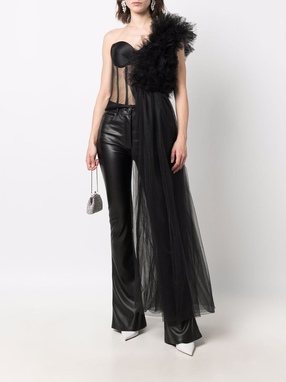 фото Alchemy ruffled-asymmetric corset top