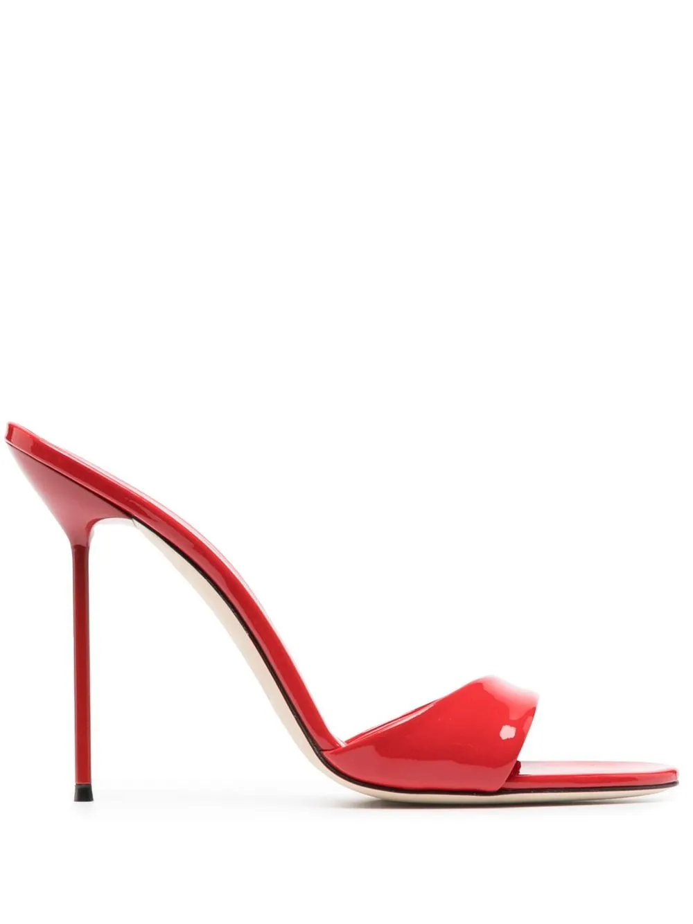 

Paris Texas Lidia patent leather heeled mules - Red