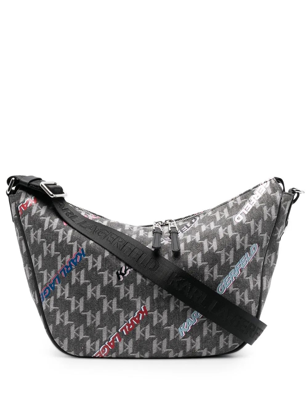 

Karl Lagerfeld bolsa de mezclilla K/Monogram - Gris