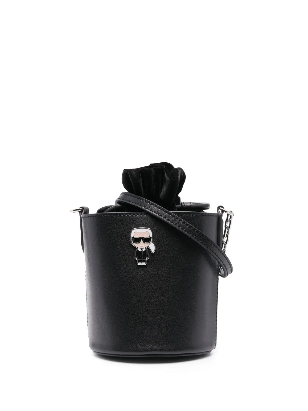 

Karl Lagerfeld bolsa bucket K/Ikonik pequeña - Negro