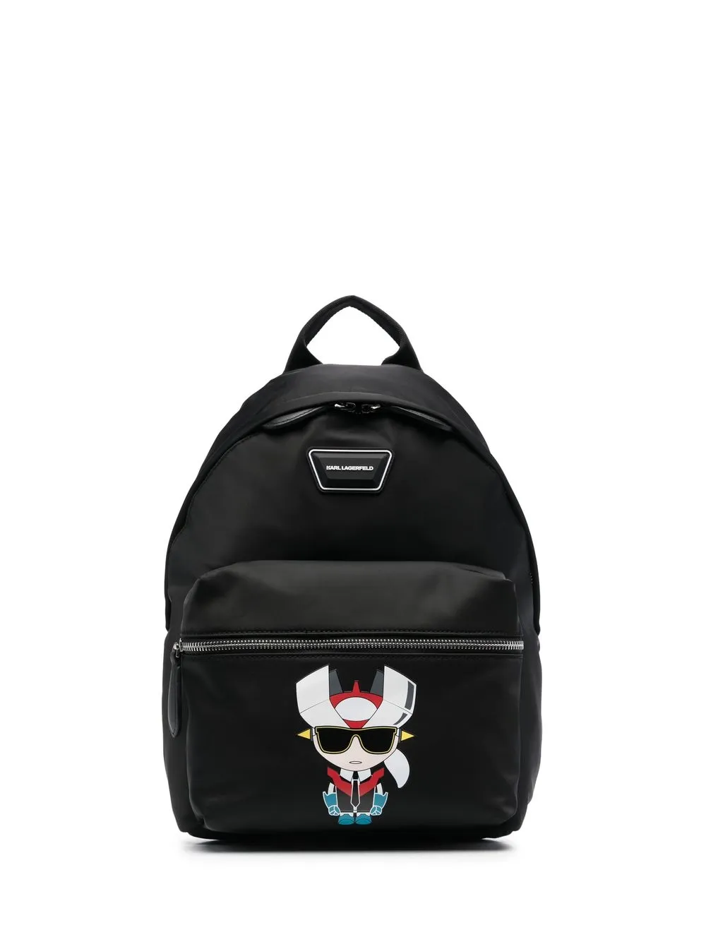 

Karl Lagerfeld K/Heroes logo-print backpack - Black
